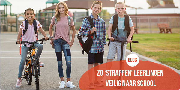 Zo ‘strappen’ leerlingen veilig naar school 